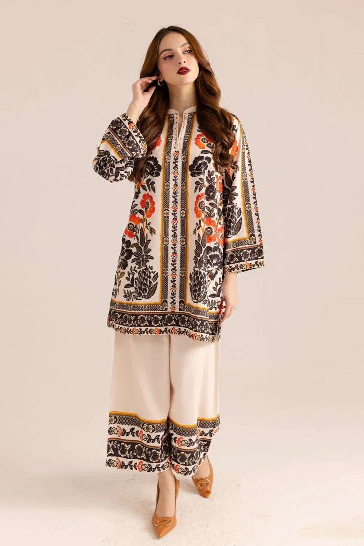 Elegant Viscose Muslin Co-Ord Set for Women