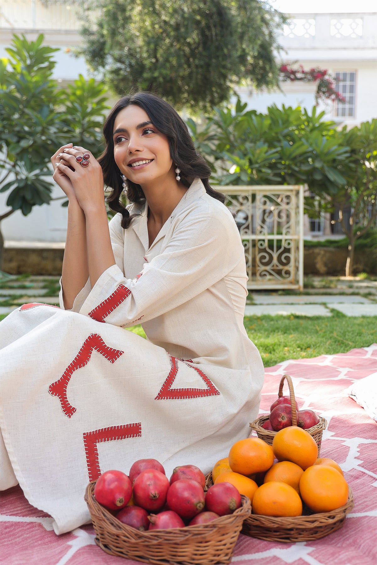 Natural Cotton Flex Long Kurta Set