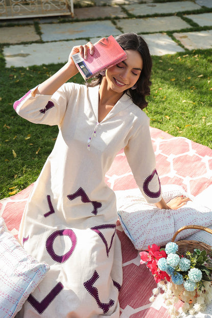 Natural Cotton Flex Geometric Print Kurta Set