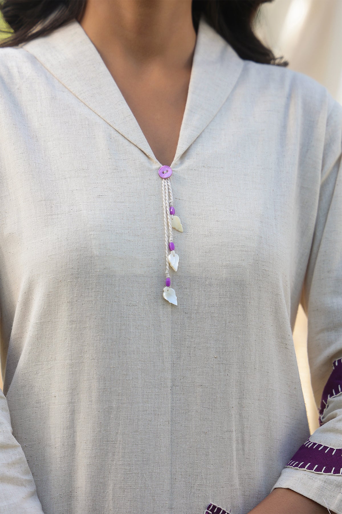 Natural Cotton Flex Geometric Print Kurta Set