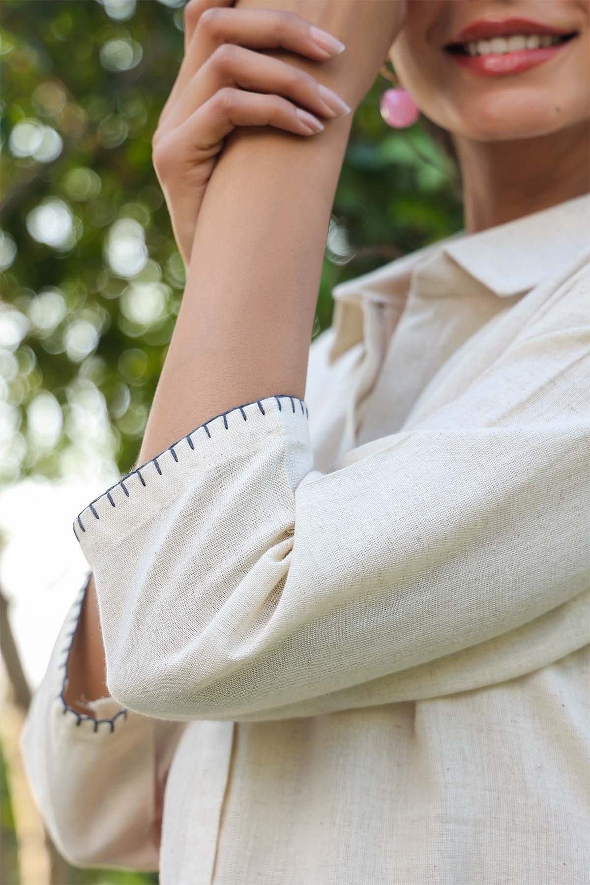 Natural Cotton Flex Printed Tops