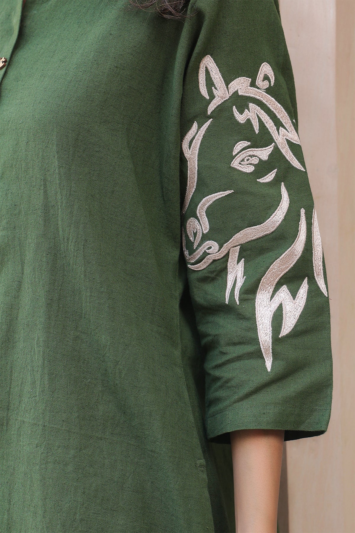 Mehndi Cotton Flex Co Ord set