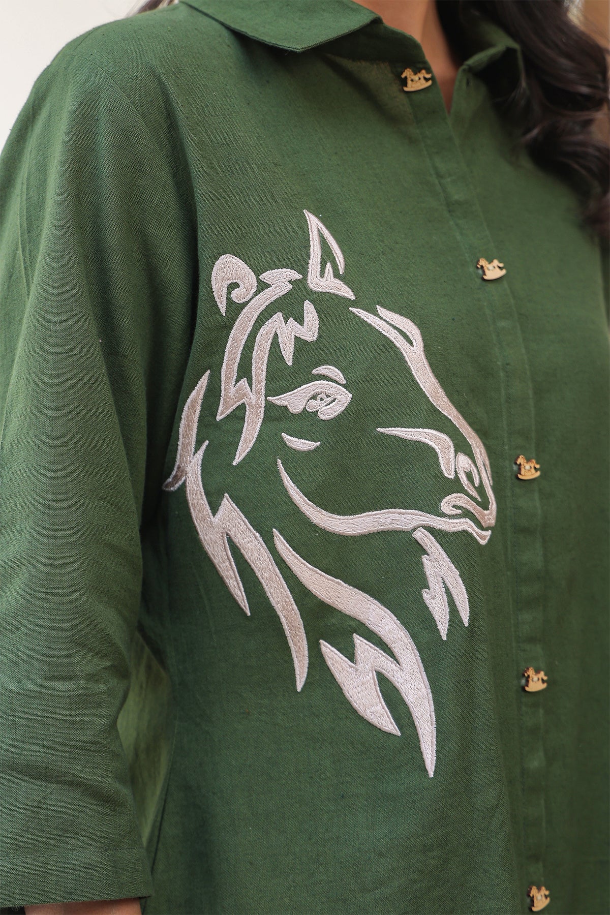 Mehndi Cotton Flex Co Ord set