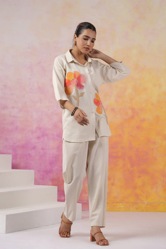 Natural Cotton Flex Co-Ord set