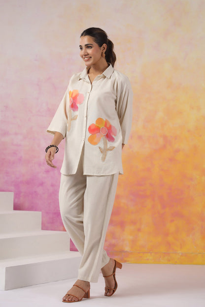 Natural Cotton Flex Co-Ord set