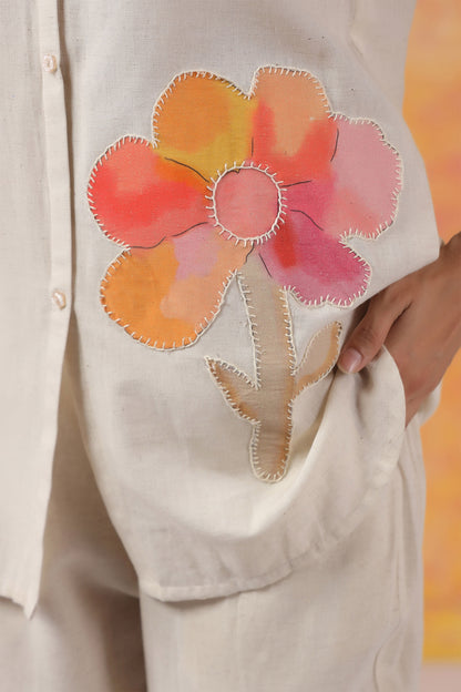 Natural Cotton Flex Co-Ord set