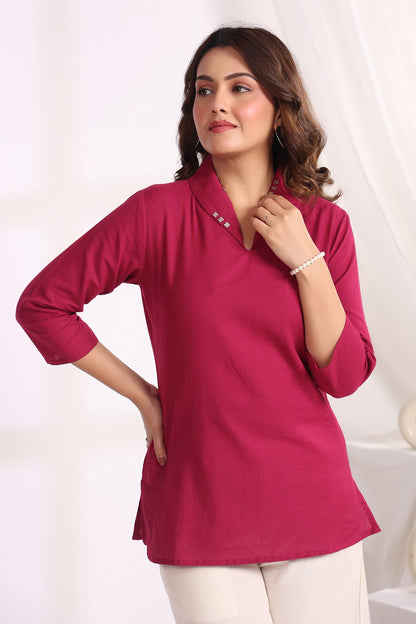 Magenta Cotton Flex Co-rods Set