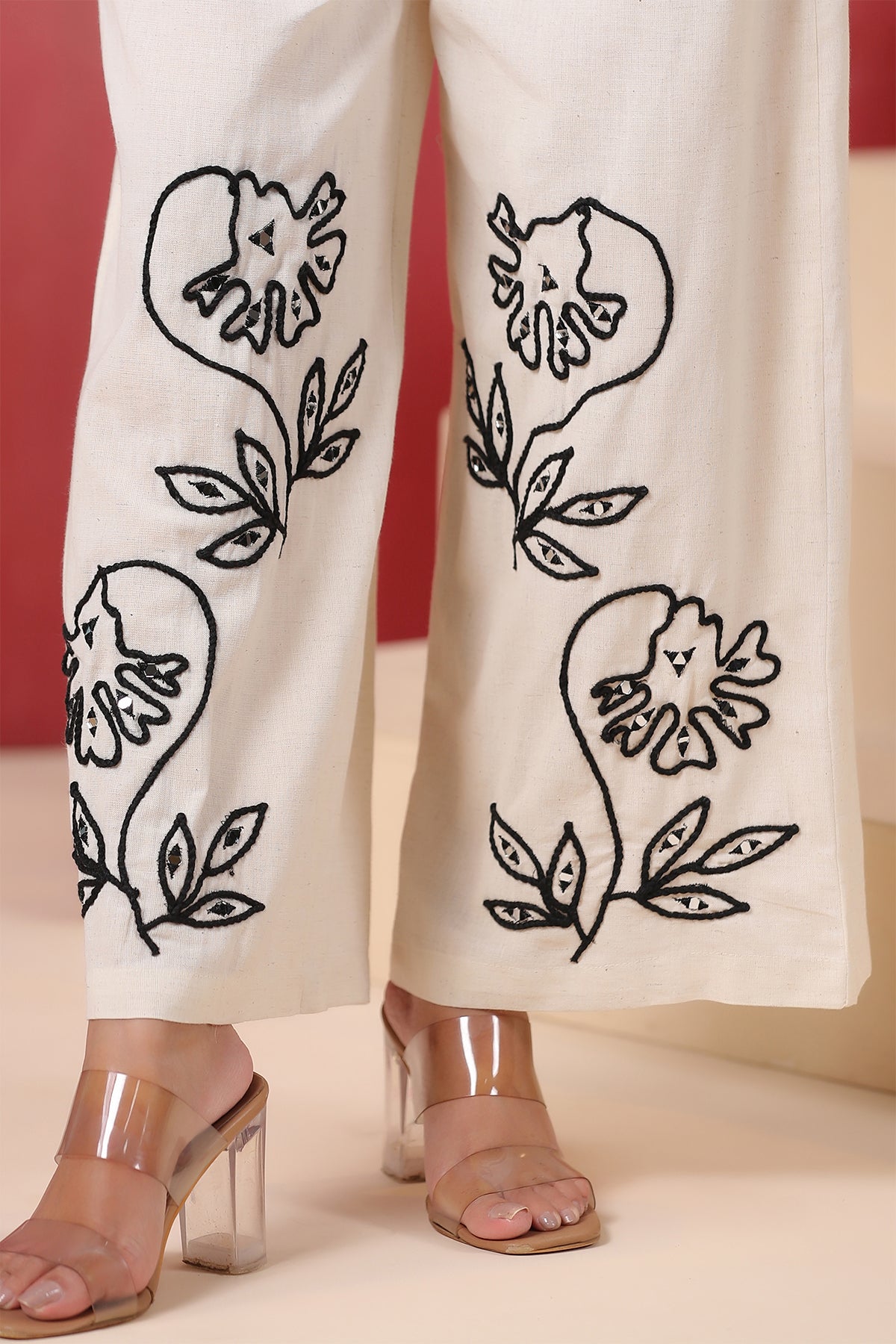 Black Cotton Flex Co-ord Set