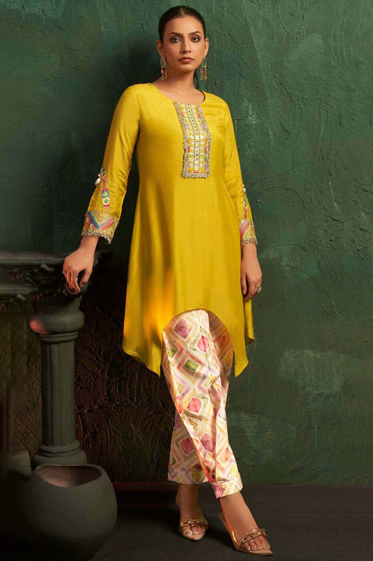 Chic muslin and Santoon Co-Ord Set for Women